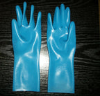 Sexy Black Latex Short Gloves Wrist Length for Women and Men Customize
