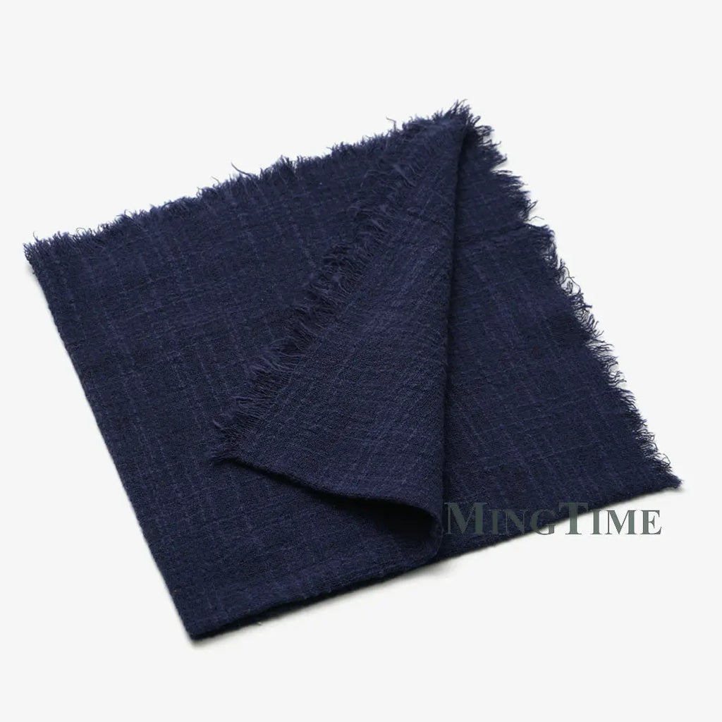 Napkin Cotton Cloth 41*41cm Rustic Gauze Hanky Tea Towel Dining Place Mats Wedding Supplies Linen Home Table Decor