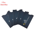 5Pcs Anti Theft for RFID Credit Card Protector Blocking Cardholder Sleeve Skin Case Covers Protection Bank Card Case New