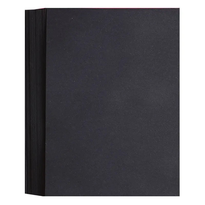 50 sheets A3/A4 pure wood pulp black cardboard paper 80/120/180/230g Thick DIY upscale child handmade copy paper Office Supply
