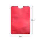 5Pcs Anti Theft for RFID Credit Card Protector Blocking Cardholder Sleeve Skin Case Covers Protection Bank Card Case New