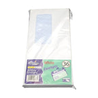 50pcs Security Envelopes with Window Confidential Seal Skyline Envelope for Postcard Letter Greeting Card School Office Supplies