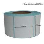 20x10mm Shipping Labels- 700 barcode sticker Per Roll Strongest & THICKEST - Thermal Postage BPA Free, Supermarket Blank Sticker