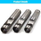 1.0mm-25mm All Size Pick Leather Tools Leather Punch Hollow Puncher Leathercraft Hole Punch Craft DIY For Clothing Belt Canvas