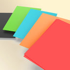100/200 SheetS A4 Color Copy Paper 80G 20 Colors Can Choose For DIY Handmade Office A3 Inkjet Laser Colorful  Printing Paper