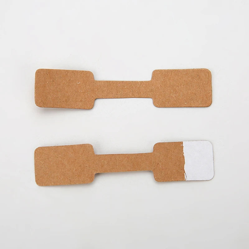 100pcs Paper Small Price Tags Stickers For Ring Jewelry Making Blank Price Labels Hang Tag Card Diy Necklace Bracelet Packaging