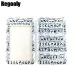 Letters Anime Lanyard Badge Holder ID Card Lanyards Mobile Phone Rope Key Lanyard Neck Straps Keychain Key Ring