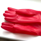 Free shipping !!! Hot Wrist seamless black / red latex opera long latex gloves fetish latex gloves