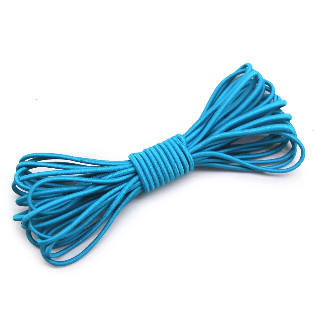 2.5mm Elastic Rope Elastic Band Shock Cord Bungee Rubber Band Stretch Thread for Garment Accessory Craft Handmade DIY