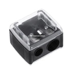 2 Holes Cosmetic Pencil Sharpener for Eyebrow Lip Liner Eyeliner Pen Tool