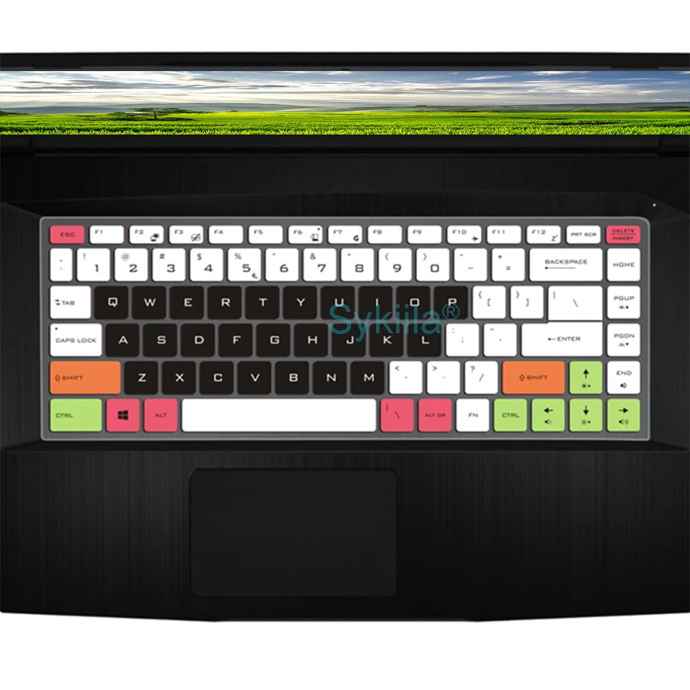 Keyboard Cover for MSI GF65 Thin GF63 GF75 Thin GF72 GF72VR GF62 GF62VR Silicone Protector Skin Case Gaming Laptop 15.6