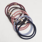 10PCS New Girls Elastic Hair Rubber Bands Kids Headbands Women Hair Tie Hair Gum Ponytail Hair Holders Hair Accessories