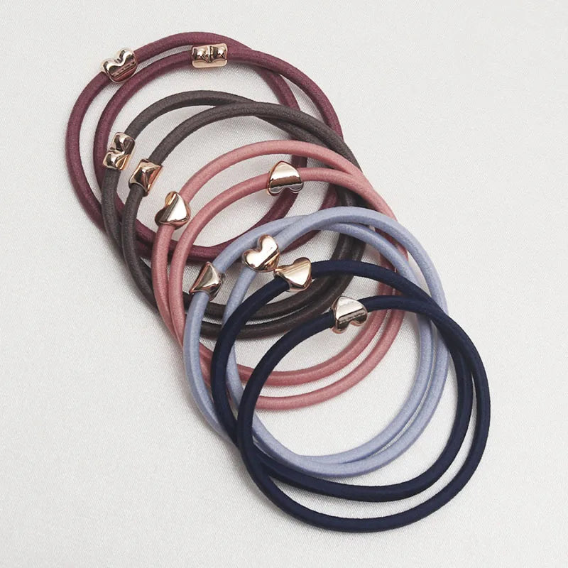 10PCS New Girls Elastic Hair Rubber Bands Kids Headbands Women Hair Tie Hair Gum Ponytail Hair Holders Hair Accessories