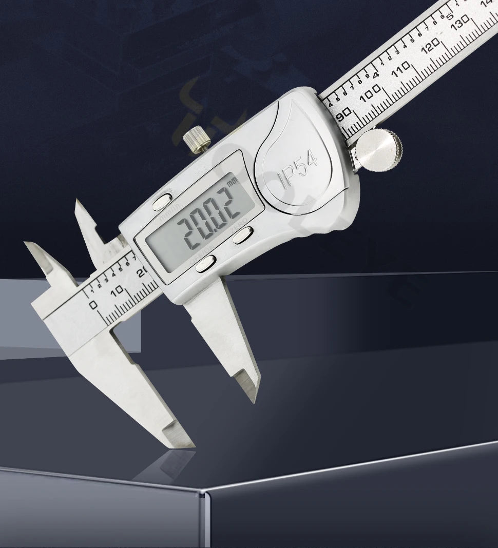 IP54 Calipers Stainless Steel Digital Pachymeter Caliber Measuring Tools Carpenter Tools Electronic Caliper Metal Vernier Ruler