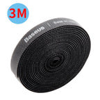 Baseus USB Cable Winder Cable Organizer Free Cut Wire Ties Mouse Earphone Management Holder Clip Phone Charger Cable Protector