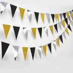 Black Series Gold Blocking Disposable Tableware Party Paper Plates Napkins Cups Straws Birthday Party Wedding New Year Decor
