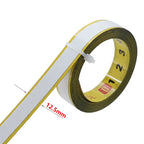 Metric Steel  Miter Track Tape Measure 0.5'' Self Adhesive Scale Ruler Tape 1-5M For Router Table Saw T-Track Woodworking Tools