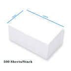 Thermal Paper for Printer Folded Thermal Shipping Label Shipping Barcode Sticker 100x100mm 4x4Inch/100x150mm 4X6Inch/76x130mm