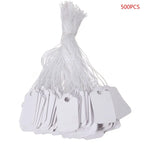 500 Pcs Price Label Tags String Jewelry Clothing Display Merchandise Price Tags    Dropshipping