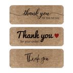 120Pcs/roll Thank You For Your Order Stickers Pink Labels For Envelope Sealing For Small Business Decor Sticker Stationery