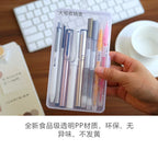1 PC Stationery Stickers Plastic Storage Box Organizer Container Art Tool Case for Craft Desktop