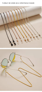 Fashion Reading Glasses Chain for Women Metal Sunglasses Cords Eyeglass Lanyard Hold Straps Eyewear Retainer