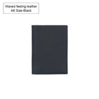 100% Genuine Leather Cover A5A6B6 Sketchbook Planner with Grid Blank Insert Retro Notebooks and Journals Diary Cover Stationery