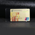 1/5/10PCS Women Men Credit Card case ID Business Card holder bag Protection Document Id Badge Transparent Card Cover Holder PVC
