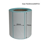 20x10mm Shipping Labels- 700 barcode sticker Per Roll Strongest & THICKEST - Thermal Postage BPA Free, Supermarket Blank Sticker