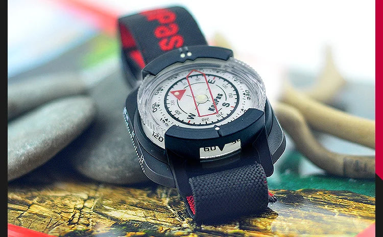 KANPAS WristBand Compass, Outdoor Magnetic Wrist Compass, Powerful Luminous Compass,South Hemisphere Available MAW-39-M/SKANPAS