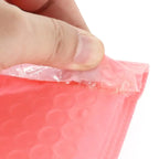 100pcs Bubble Mailers Pink Poly Bubble Mailer Self Seal Padded Envelopes Gift Bags For Book Magazine Lined Mailer Self Seal