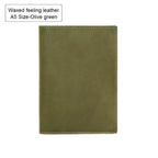 100% Genuine Leather Cover A5A6B6 Sketchbook Planner with Grid Blank Insert Retro Notebooks and Journals Diary Cover Stationery