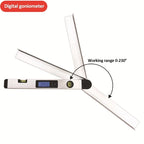 0-230 Degree Digital Protractor 400mm 16inch Range Finder Digital Angle Finder Level Digital Spirit Level Angle Finder Meter