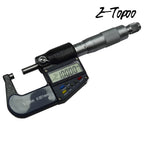 IP54 0.001mm Electronic Outside Micrometer 0-25mm Digital Micrometer Caliper Gauge Meter Micrometer Carbide Tip Measure Tools