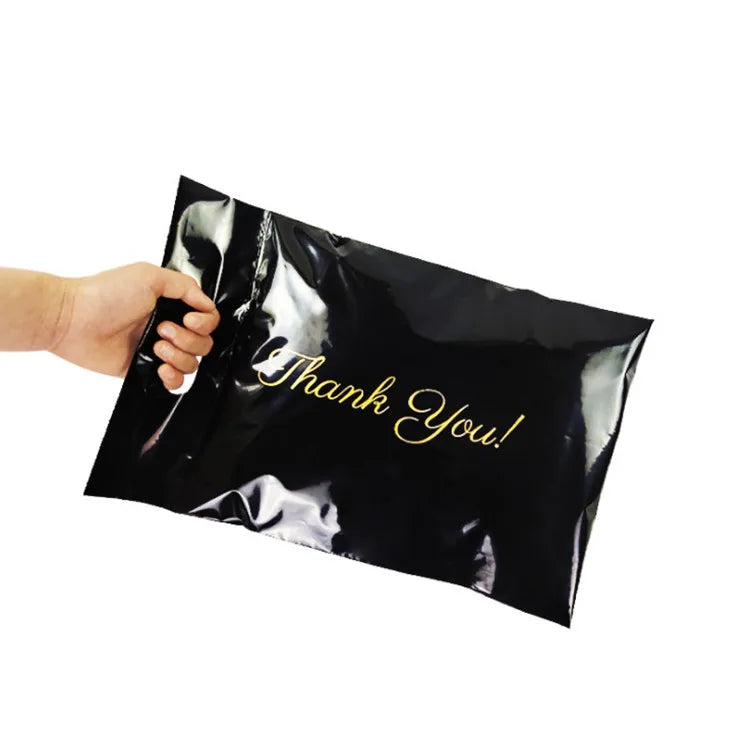 50PCS Thank You Pink Poly Mailer Adhesive Envelopes Bag DIY Logo T-shirt Underwear Dress Leggings Toys Shipping Portable Pouches