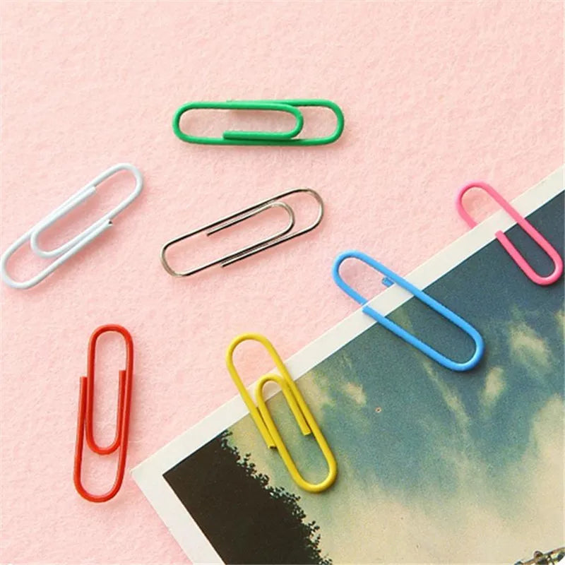 High Quality Golden Notebook Bookmark binder Paperclips Accessories Paper Clips Binding Office Stationary Supplies