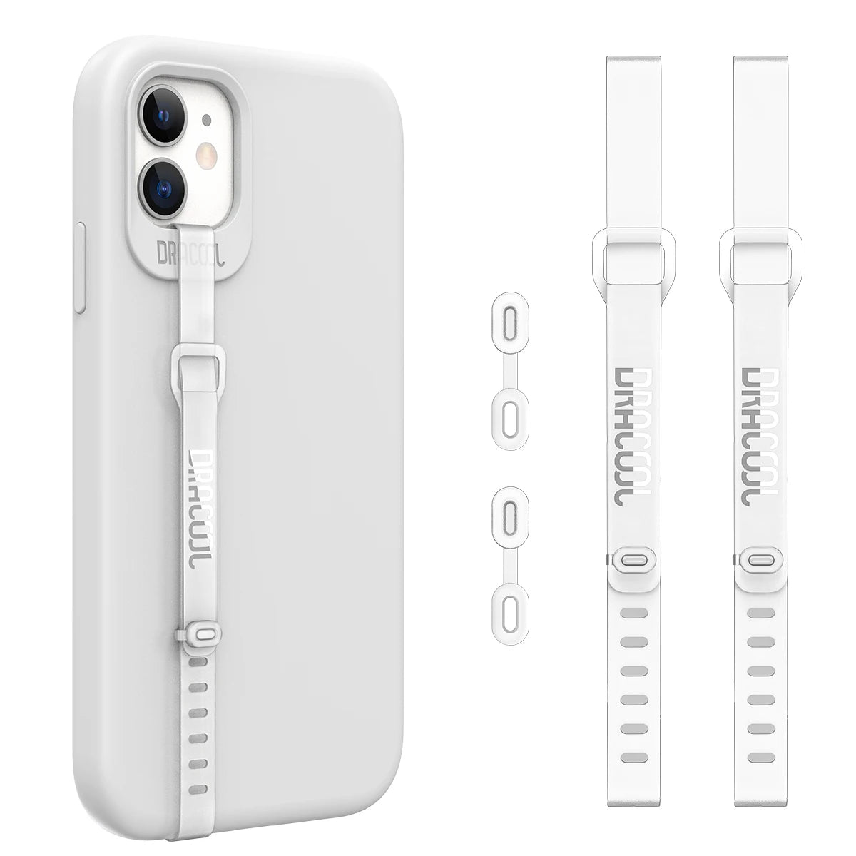 2pcs Soft TPU clear Wristband Hand Band silicone Grip Phone Hand Finger Ring Holder Strap Ropes For Samsung For iPhone kickstand