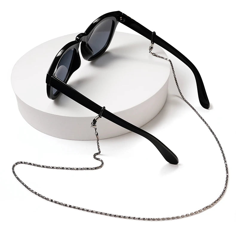 Fashion Reading Glasses Chain for Women Metal Sunglasses Cords Eyeglass Lanyard Hold Straps Eyewear Retainer