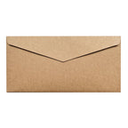 10Pcs Vintage Kraft Paper Envelopes Blank A4 triangle cowhide Handmade black Set Writing Christmas Invitations 22*11CM