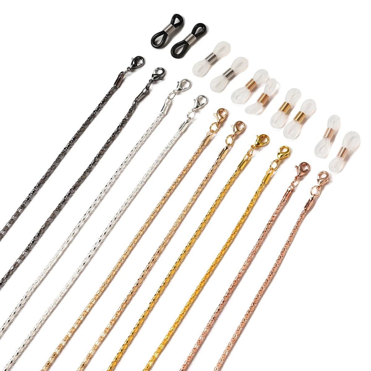Fashion Reading Glasses Chain for Women Metal Sunglasses Cords Eyeglass Lanyard Hold Straps Eyewear Retainer
