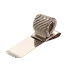 1 PCS Spring Pen Clip Metal Pencil Holder Single Hole Double Opening Triple Orifice Elastic Loop Portable Writing Stationery