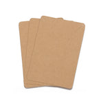 50pcs 6x9cm Earrings Necklaces Display Cards Ear Studs Blank Kraft Paper Card for Jewelry Packaging Hang Price Tag Card Holder