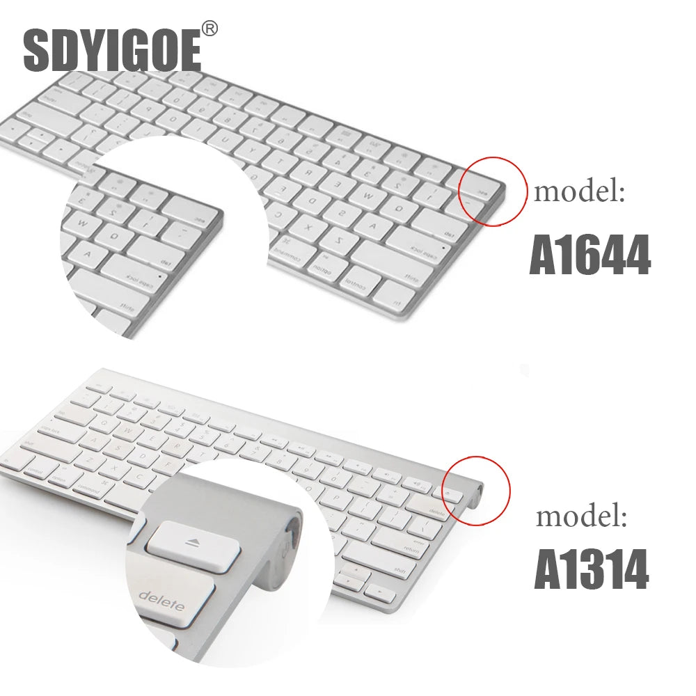 Desktop PC for Apple Bluetooth Wireless keybord MLA22LL/ A1644 A1314 IMAC Keyboard cover Protector Silicone Cover US/EU Version