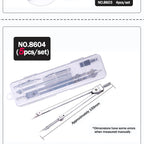 Stainless Steel Multifunctional Drafting Drawing Compass/Lead Core Math Geometry Circles Tool Durable Supplies 8600/8601