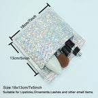 10PCS Holographic Metallic Bubble Mailer Laser Gift Bags Glamour Colorful Foil Bubble Envelopes Padded Shipping Mailing Envelope
