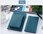 100% Genuine Leather Cover A5A6B6 Sketchbook Planner with Grid Blank Insert Retro Notebooks and Journals Diary Cover Stationery