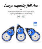 Correction Tape 12m/30m/60m Large-capacity Multi-specification Correct Belt Diary Scrapbooking Student School Office Supplies