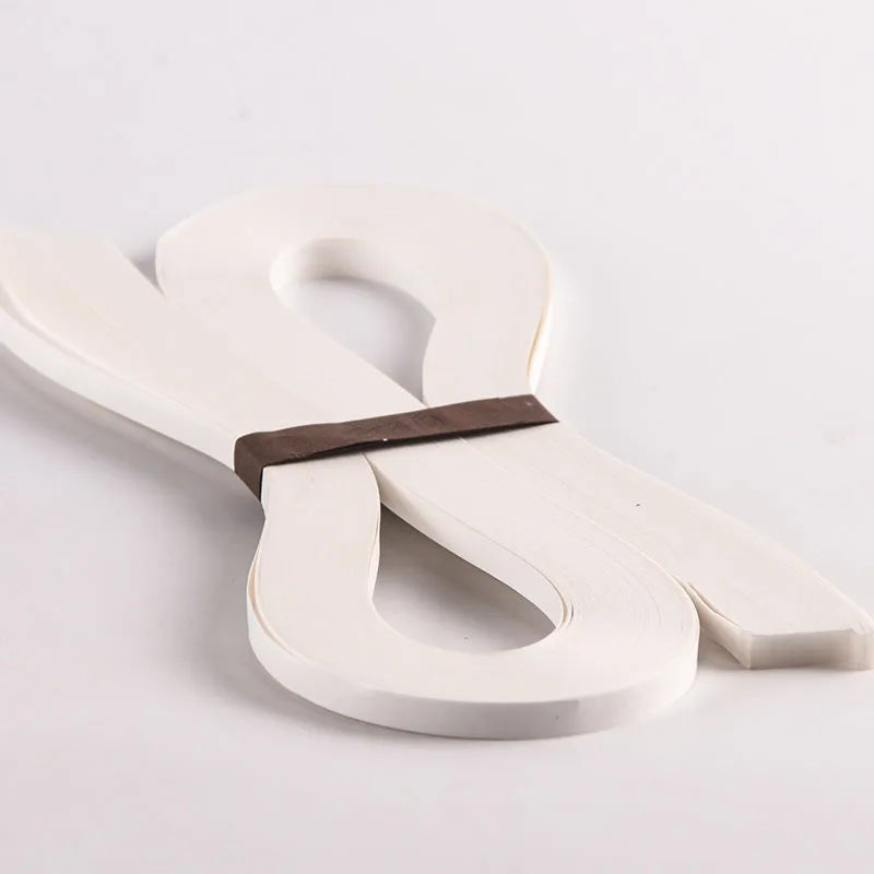 2 Packs 120 Quilling Paper Strips X2 White 53cm Long 5mm Wide Origami Handmade DIY Art Craft Paper