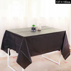 1pc 137*274cm Birthday Party Blue Pink Plastic Table Cover Girl Shower Party Supplies Disposable Table Cloth Wedding Decorations