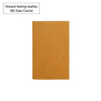 100% Genuine Leather Cover A5A6B6 Sketchbook Planner with Grid Blank Insert Retro Notebooks and Journals Diary Cover Stationery